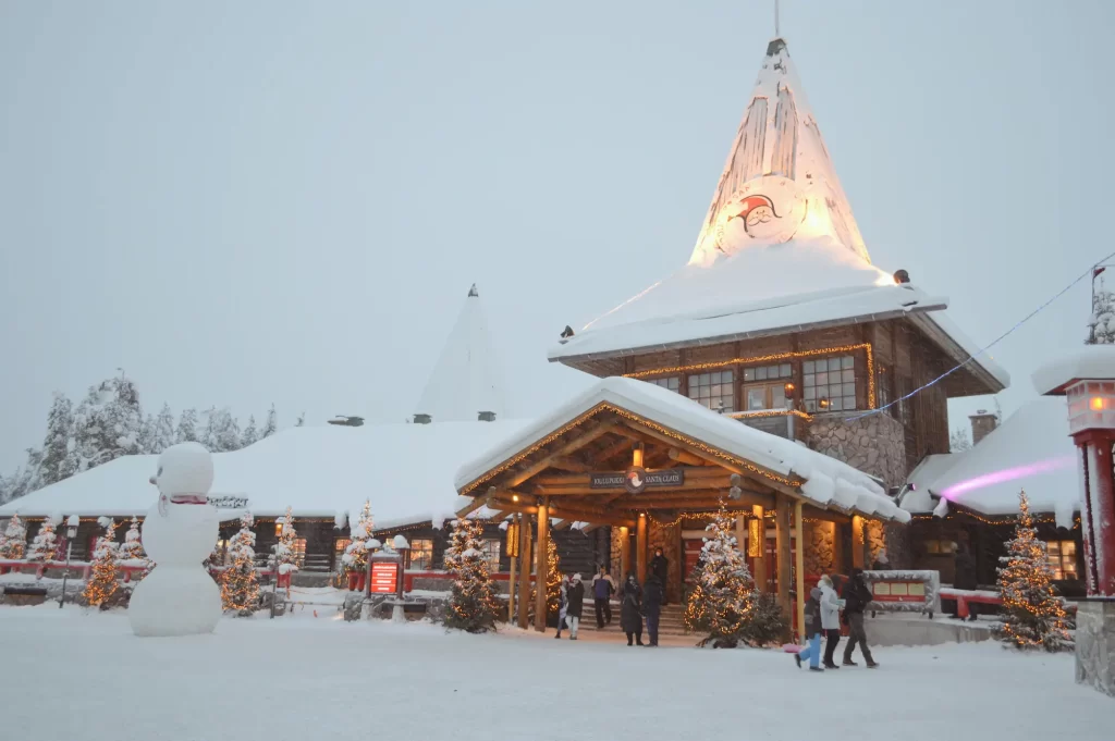 Santa Claus village in Rovaniemi Lapland
