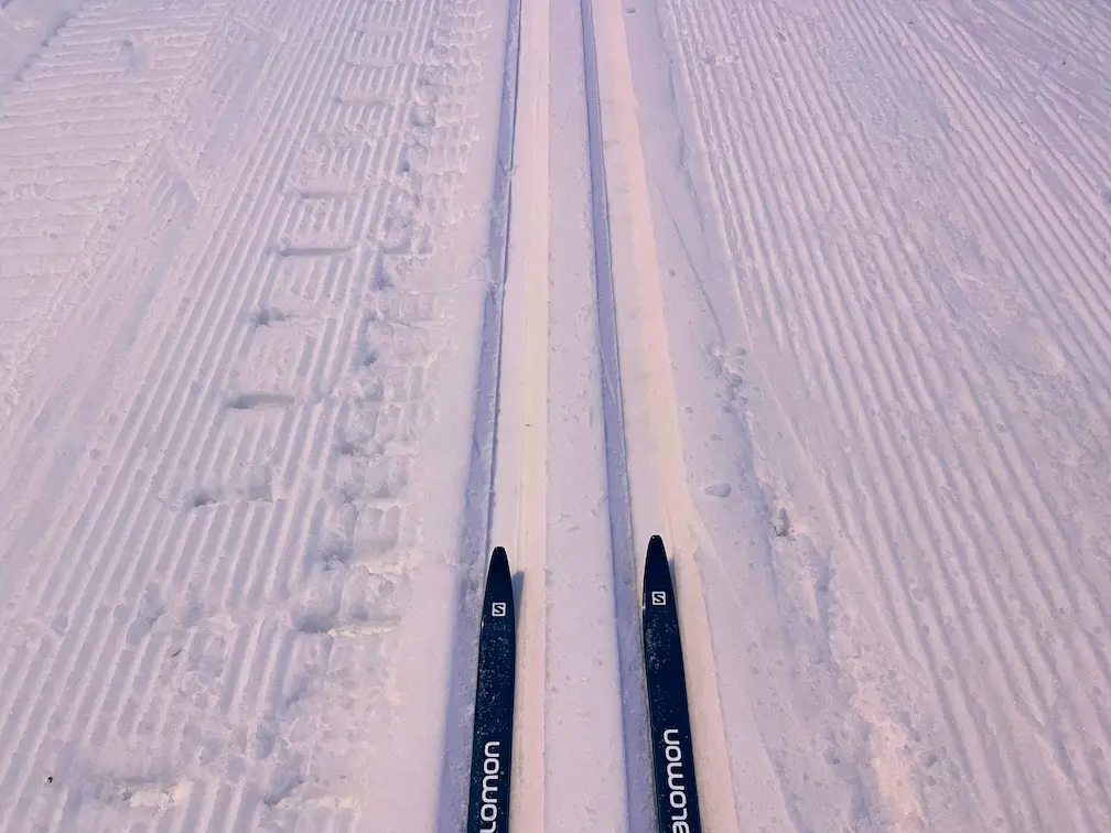 cross country skiing in Levi, Lapland
