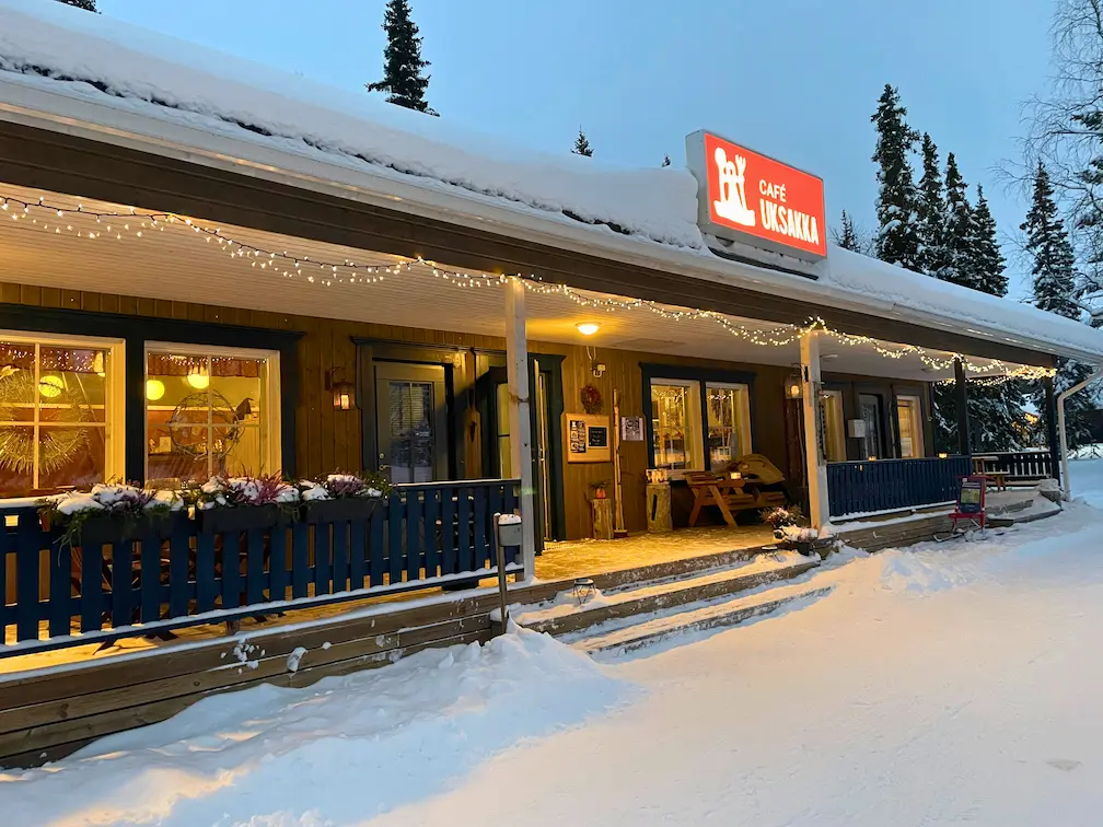 Café Uksakka in Luosto, Lapland