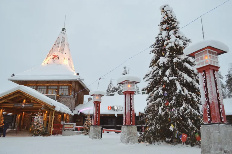Santa Claus Village Rovaniemi Lapland, Finland cover photo for 5-day lapland itinerary guide