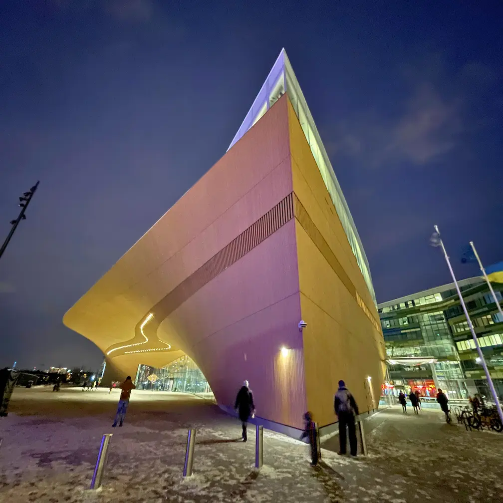 Oodi central library in Helsinki Finland