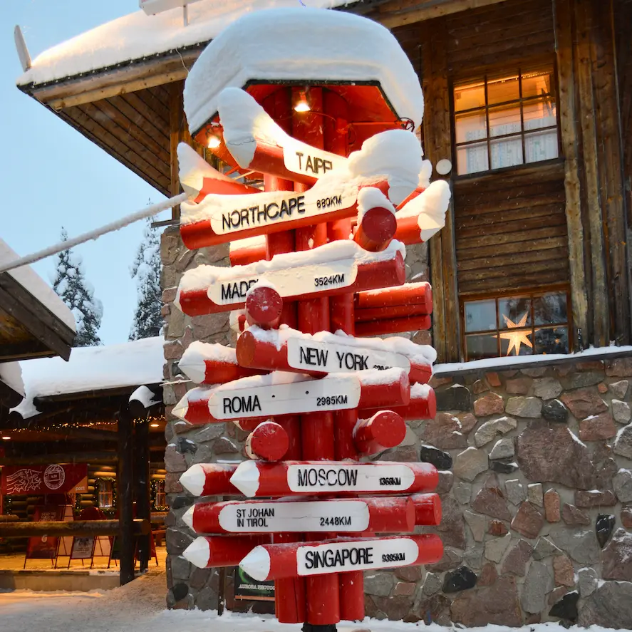 Santa Claus village in Rovaniemi, Lapland