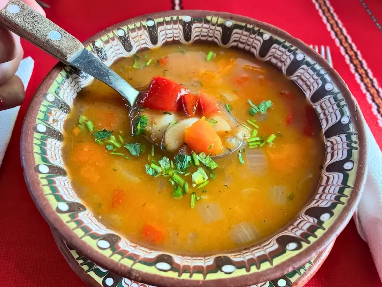 Bob chorba, traditional Bulgarian dish