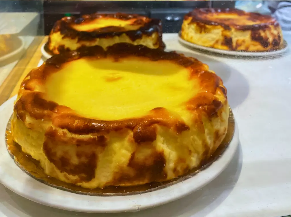 Burnt Basque Cheesecake, San Sebastián, La Viña