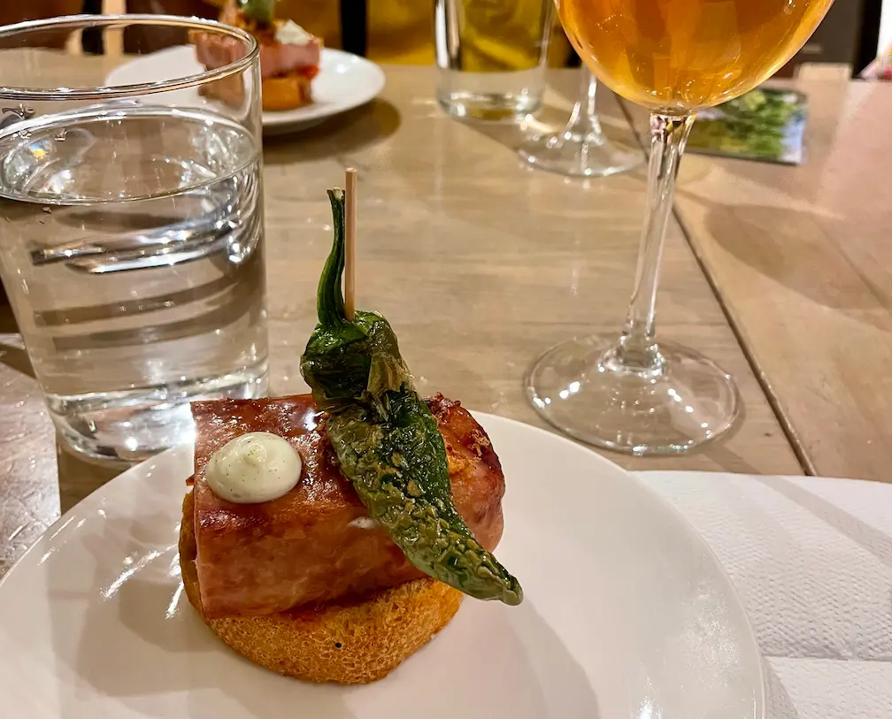 Savor San Sebastián: The Ultimate Pintxo and Food Guide - Around Europe Pintxo with pimento