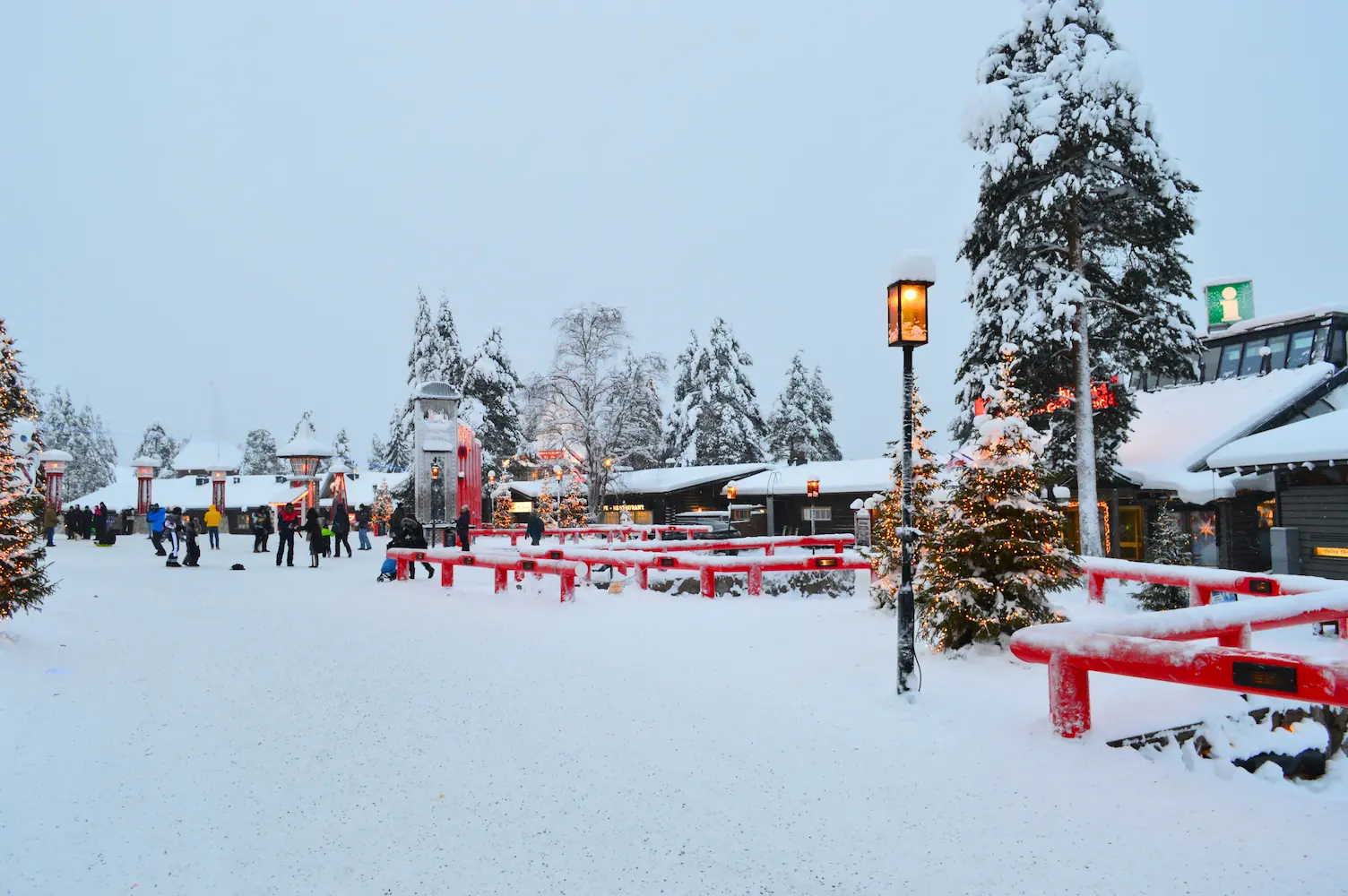 Santa Claus Holiday Village start your 7-day itinerary here