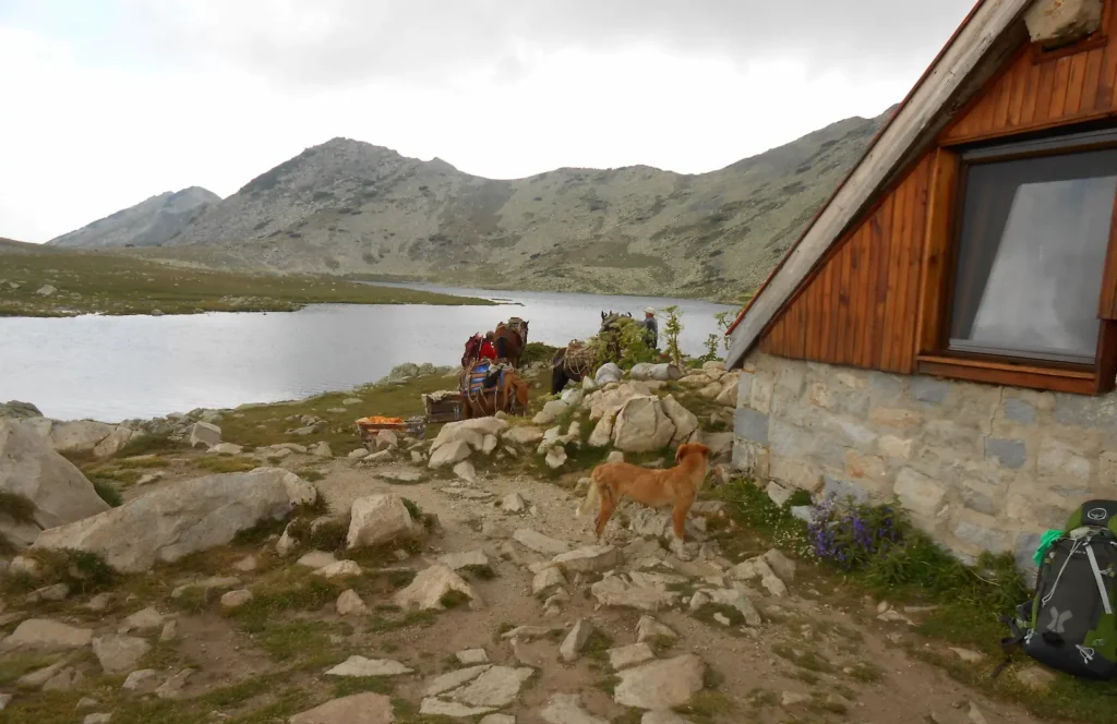 Tevno Shelter and Tevno Lake Pirin Bulgaria