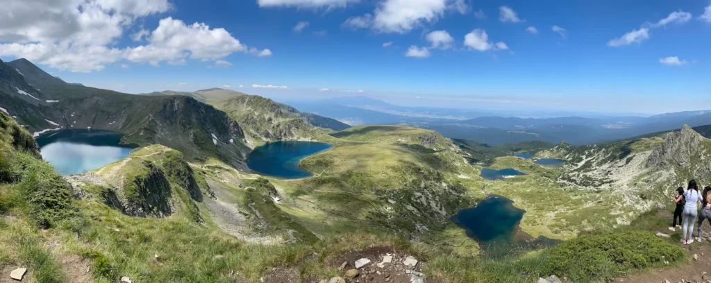 View from Lake Peak Seven Rila Lakes