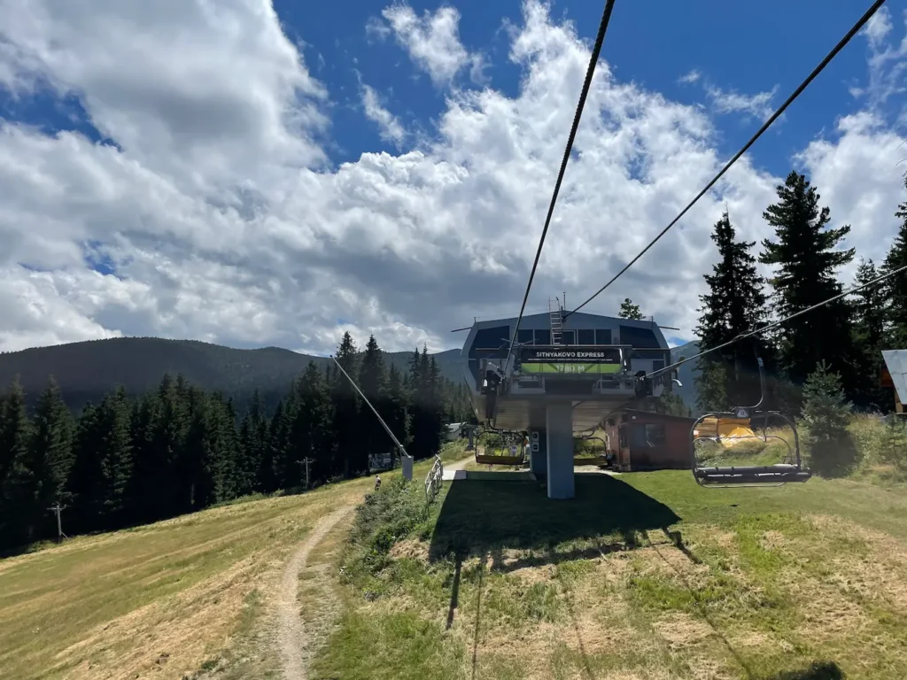 Sitnyakovo lift Borovets Upper Station