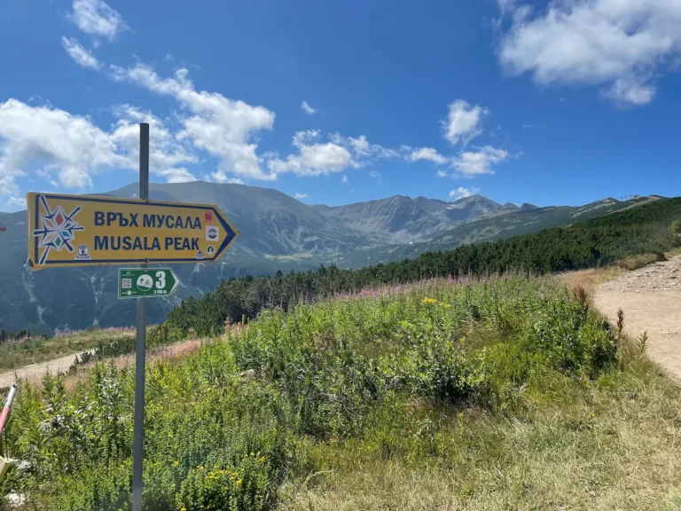 Musala Peak sign