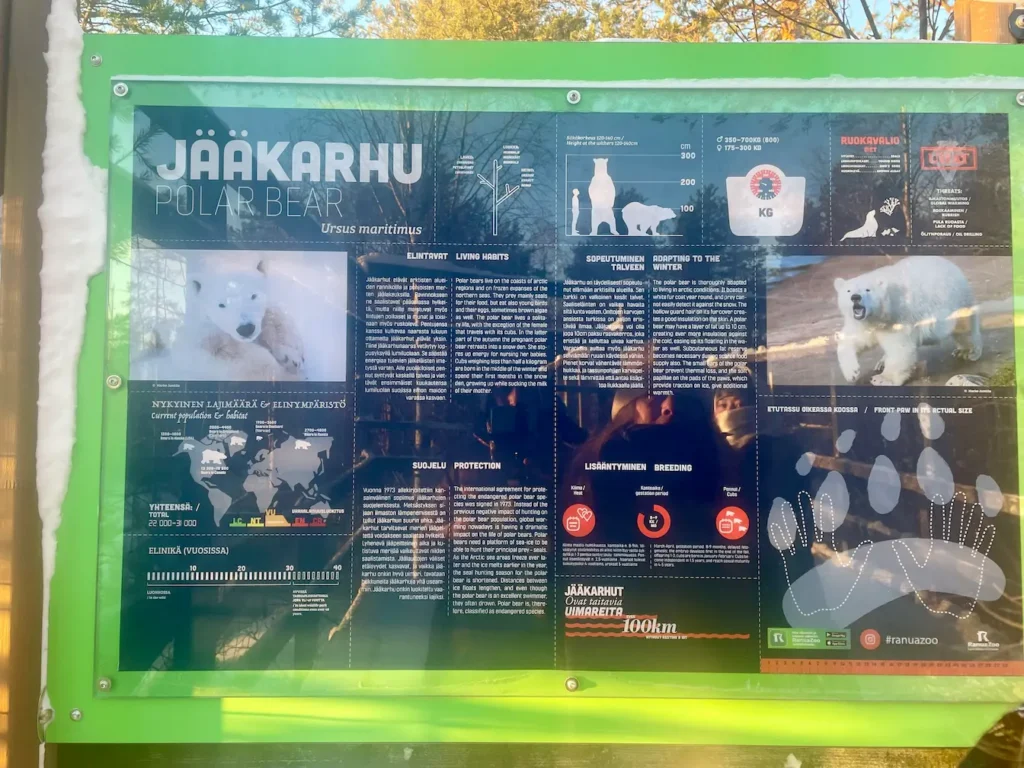 Visiting The Amazing Ranua Zoo? Everything You Need To Know - Around Europe Information board Ranua
