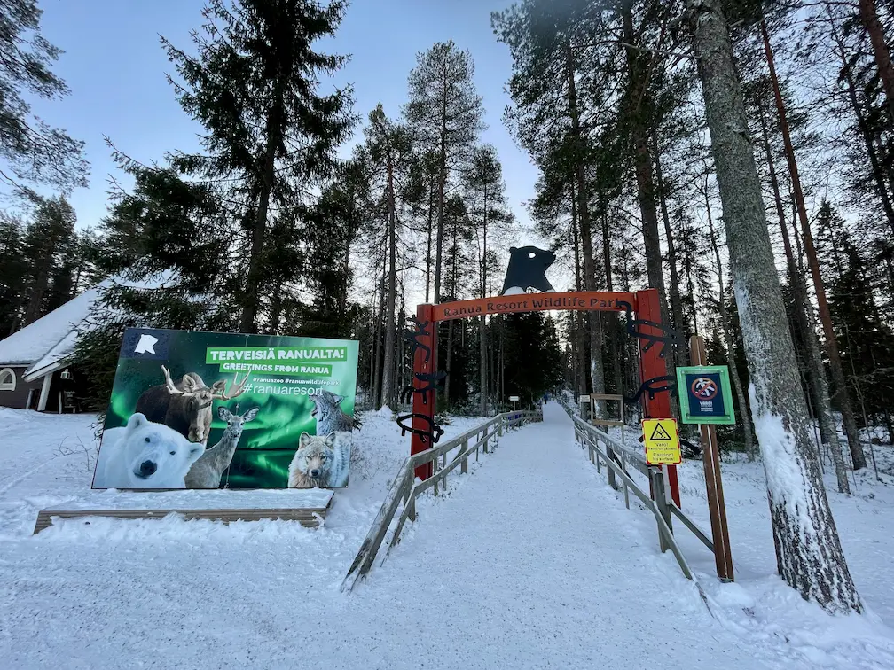 9 Winter Adventures in Lapland You Will Love - Around Europe Ranua Zoo Entrance