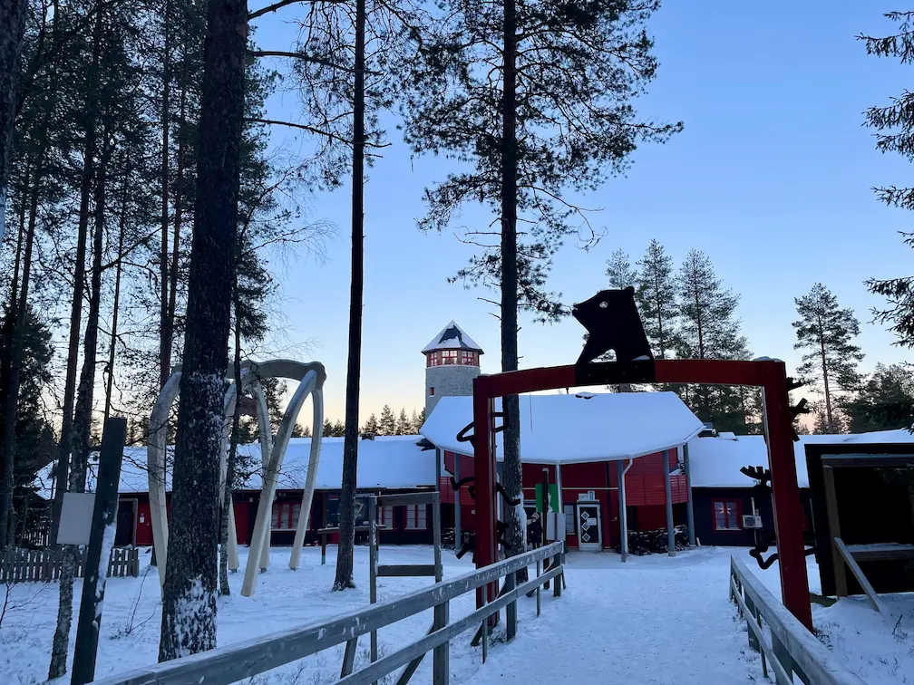 Visiting The Amazing Ranua Zoo? Everything You Need To Know - Around Europe Ticket office and restaurant building