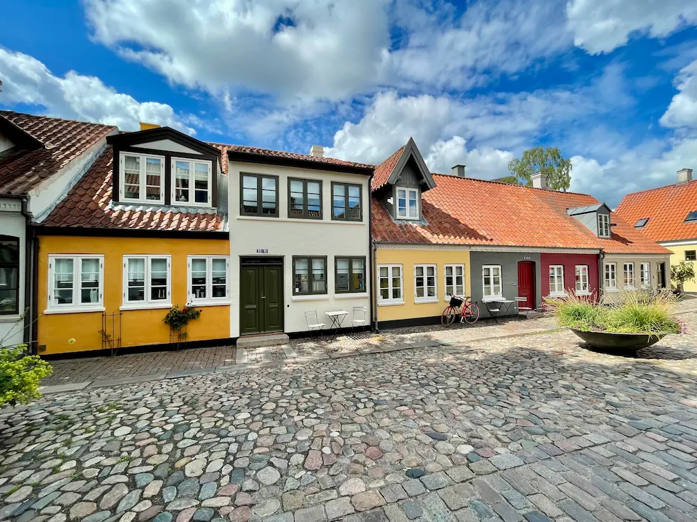 One Day in Odense: A Fairytale Getaway in Denmark’s Heart - Around Europe Cobbled streets and colourfull houses Odense