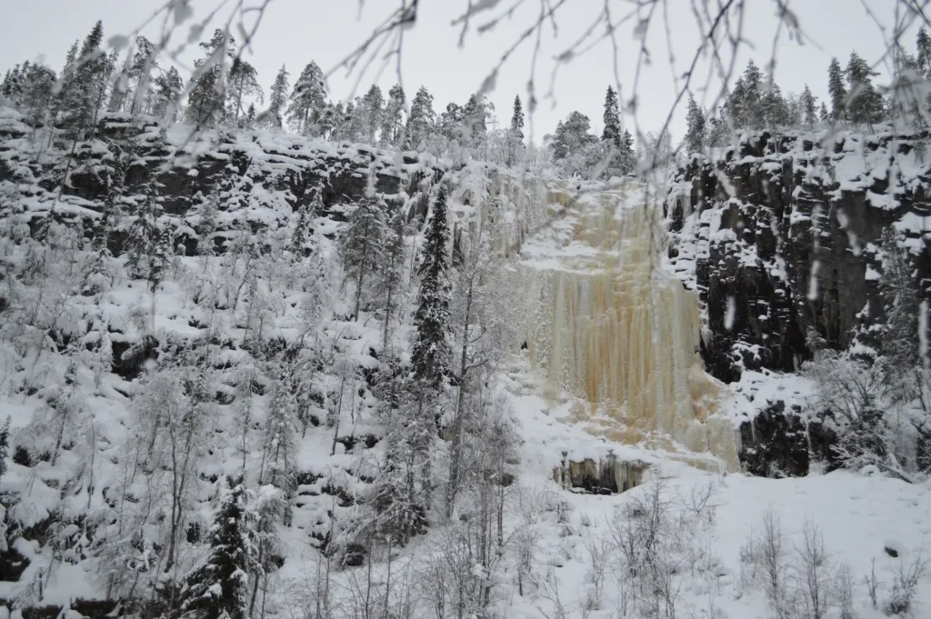 5 Amazing Day Trips From Rovaniemi You Must Experience - Around Europe Korouoma Frozen Waterfalls