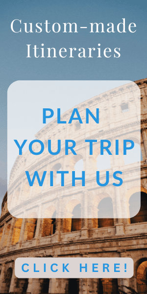 An image prompting people to plan their trip with us, getting custom-made itinerary