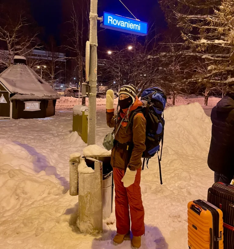 getting from helsinki to rovaniemi and arriving at rovaniemi train station