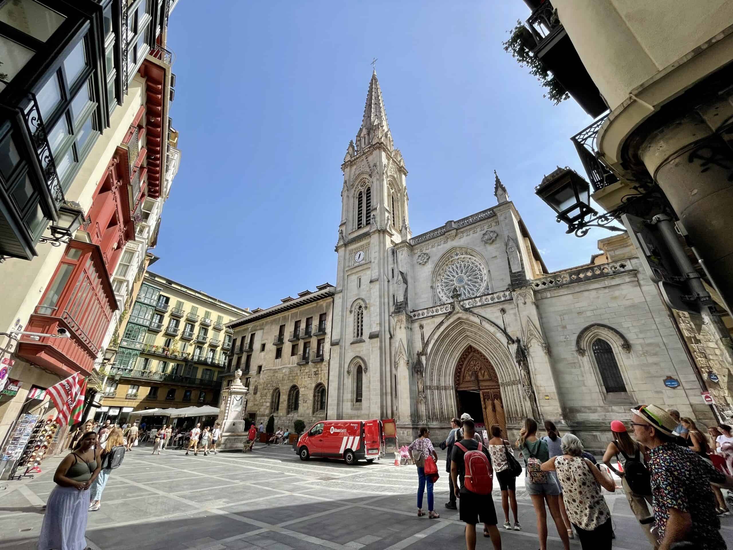 Bilbao old town cathedral
