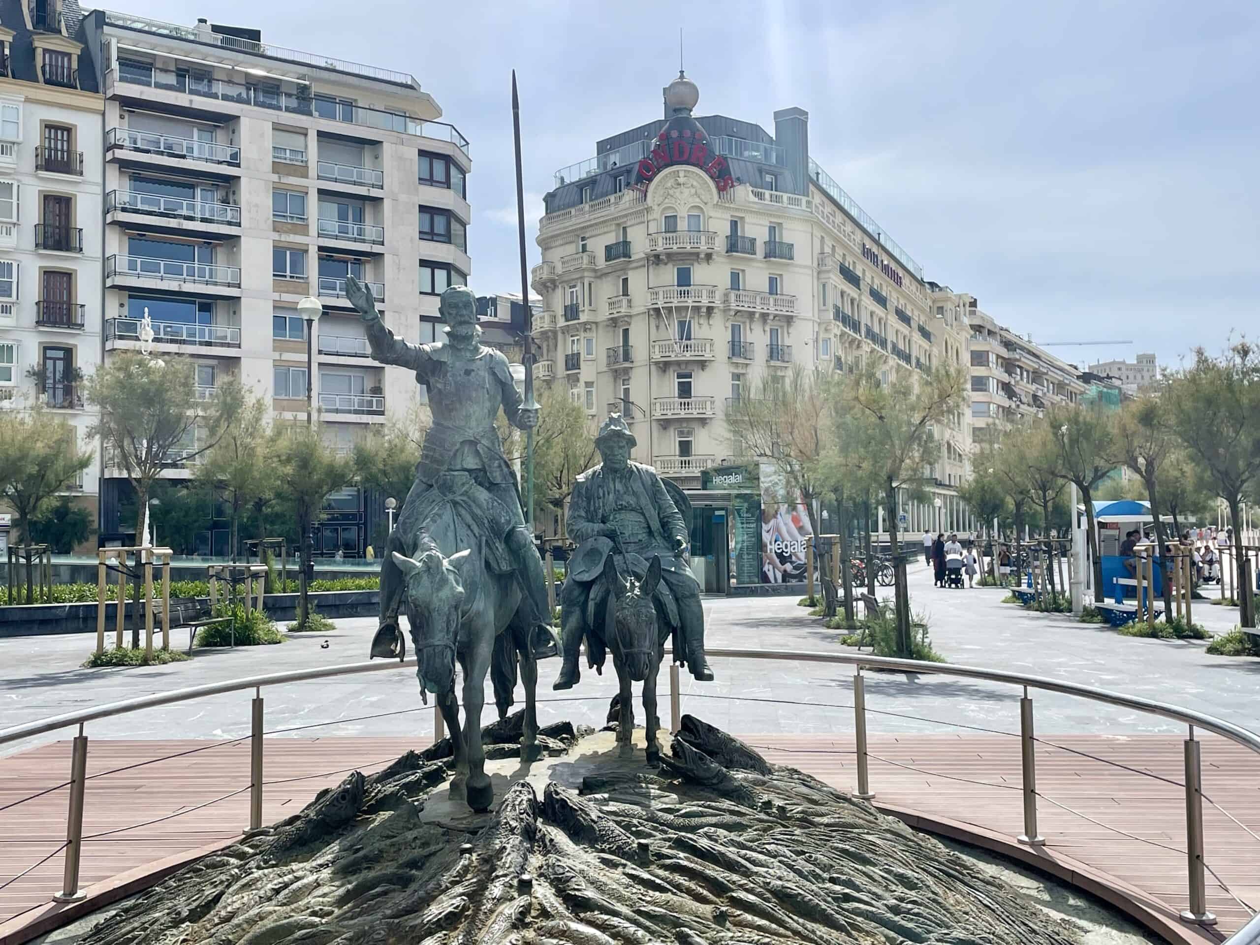 Where to stay in San Sebastian -Hotel Londres with Don Quixote 